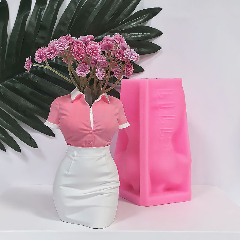 Florist Supply Vases - Cetakan Silikon Vas Bunga Berbentuk Rok