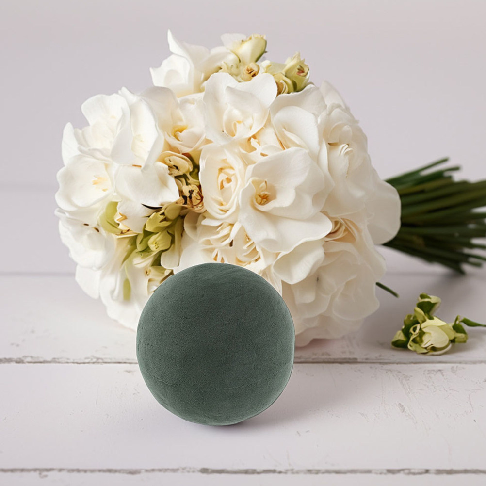 2 Buah Bola Busa Bunga Bulat u - Florist Flower Supply ulasan dan harga